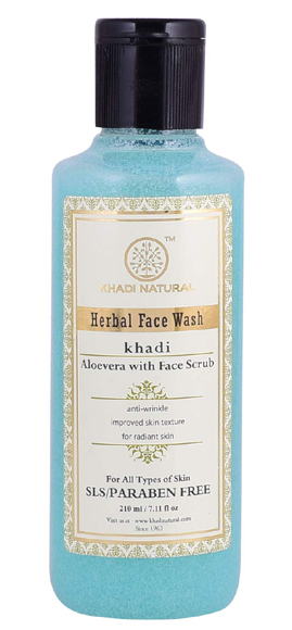 Khadi Natural Aloe Vera Face Wash med skrubbe
