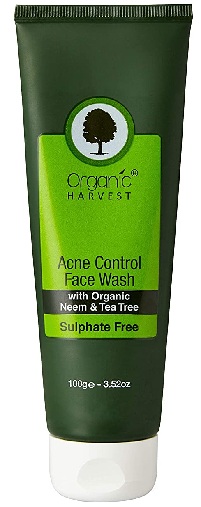 Organic Harvest Acne Control Ansigtsvask til fedtet hud