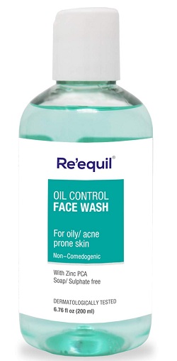 Re’equil Oil Control Anti Acne Face Wash til fedtet, følsom og acne -tilbøjelig hud