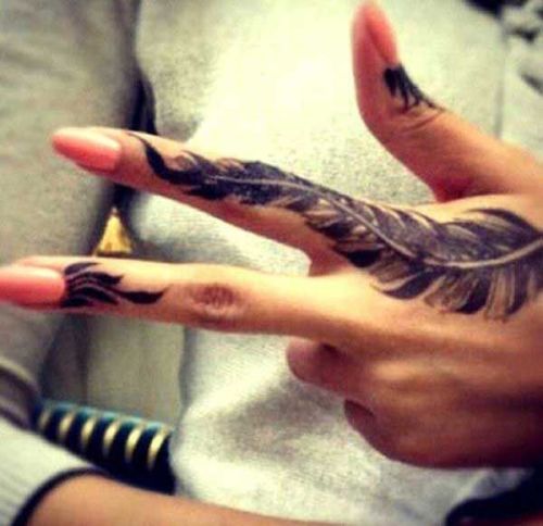 Finger tatoverings ærme