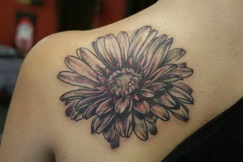 Daisy Flower Tatoveringer til kvinder