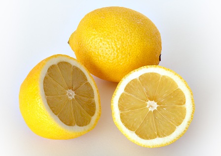 Citrusfrugt citron til hårvækst
