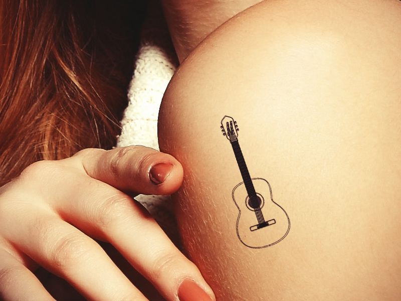Gitár tetoválás minták jelentéssel