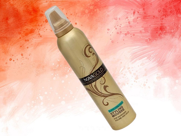 Nova Gold Hair Styling Mousse