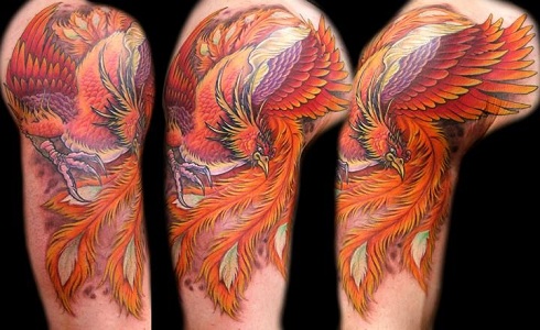 Phoenix halværmet tatovering