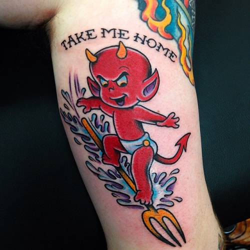 Take Me Home Half Sleeve Tattoo