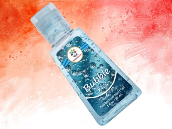Bloomsberry ugleholder med Bubble Kiss Hand Sanitizer