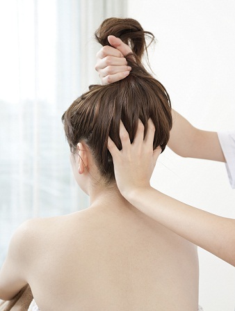 Massage til beskadiget hår