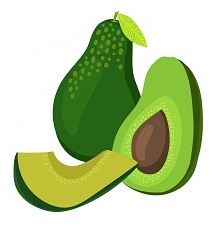 Avocado til langt hår