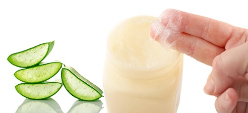 Vaselin og aloe vera gel ansigtspakke