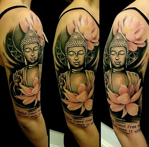 Religiøse inspirerende tatoveringsdesigner