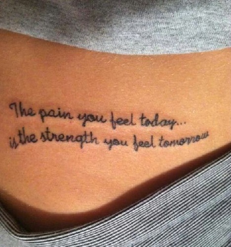 Motiverende citater Tattoo Designs