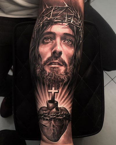 Bedste Jesus Tattoo Designs 2