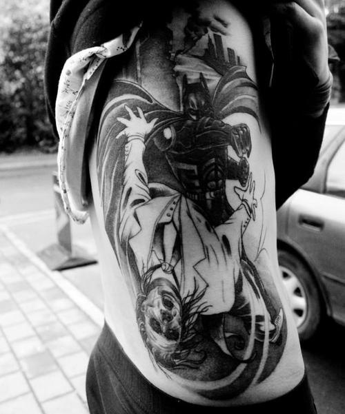 Joker Batman Tattoo Design til ærmer