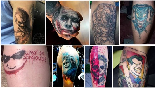 joker tatoveringsdesign