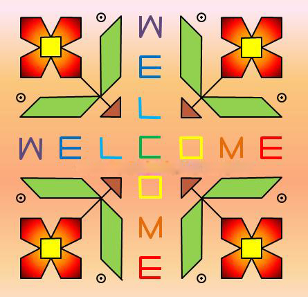 Velkommen Kolangal Rangoli Design
