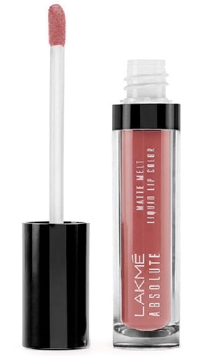 Lakme Matte Lip Color Liquid In Peach Rose