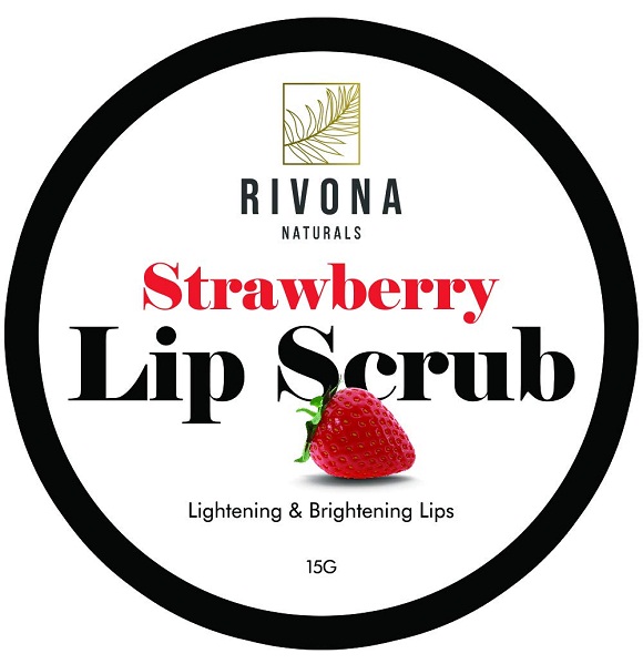 Rivona Naturals Strawberry Lip Scrub