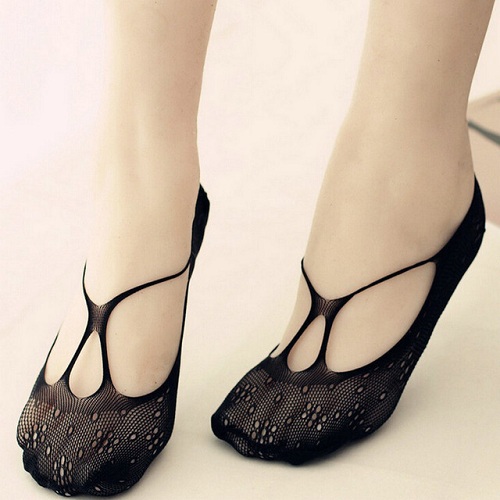 Mesh Loafer zokni