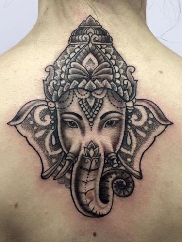 Bedste Lord Ganesha Tattoo Designs 4