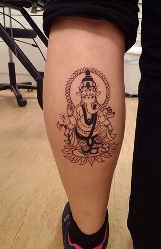 Bedste Lord Ganesha Tattoo Designs 6