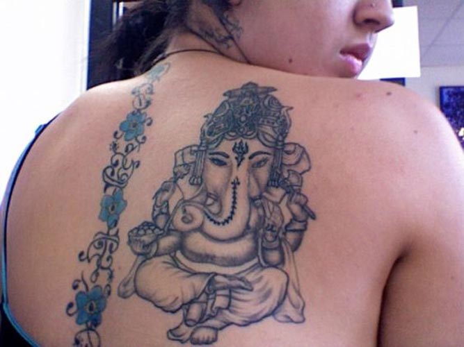 Bedste Lord Ganesha Tattoo Designs 7