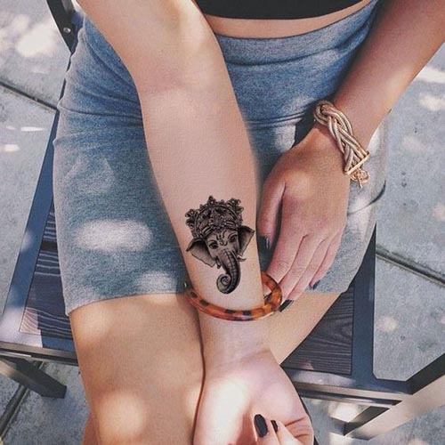 Bedste Lord Ganesha Tattoo Designs 9
