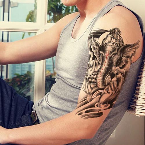 Bedste Lord Ganesha Tattoo Designs 10