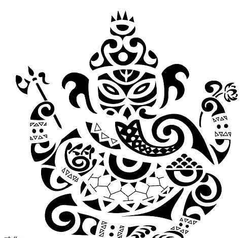 Tribal Ganesh Tattoo Designs