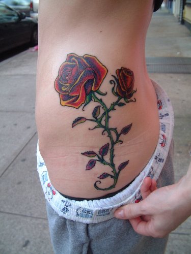 Rózsa Szerelmes Tetoválások A Testen
