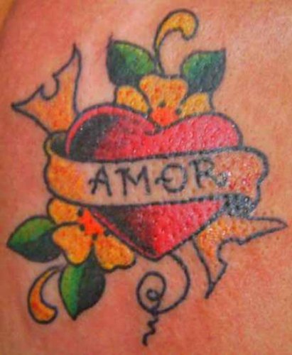 Amor Love Tattoo Designs