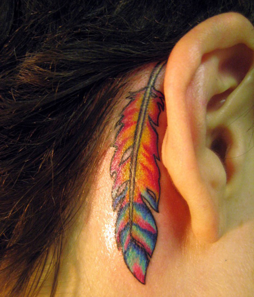 Miami Ink Feather Tattoo til piger