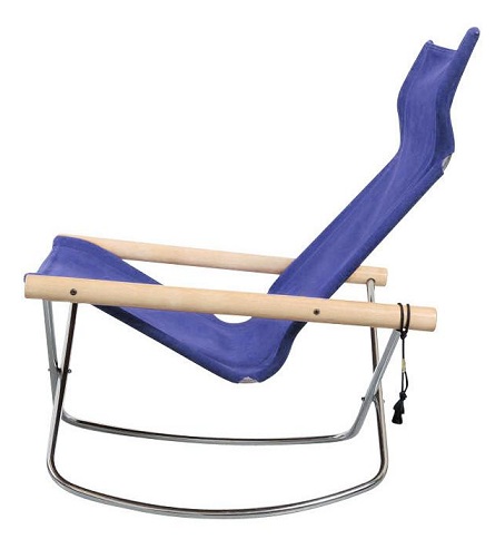 Ringató kék összecsukható székek