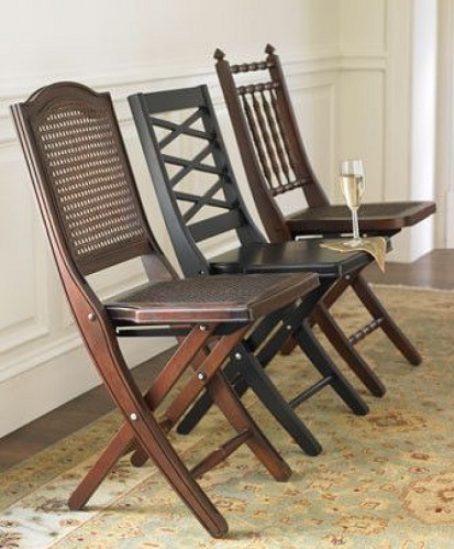 Hagyományos fa összecsukható székek