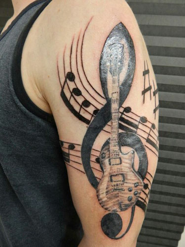 Bedste musik -tatoveringsdesign 5