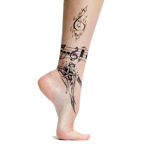 Bedste musik tatovering designs 8
