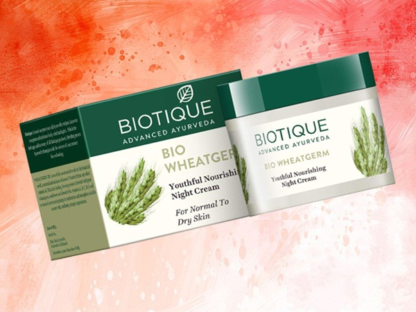 Biotique Bio Wheatgerm Fiatalos tápláló éjszakai krém