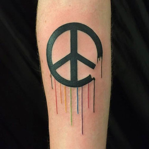 A legjobb béke tetoválás minták 1