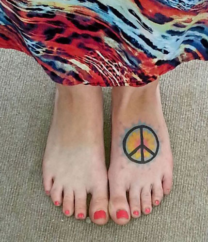 A legjobb béke tetoválás minták 5
