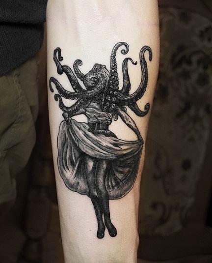 Állandó Pin Up Girl Tattoo