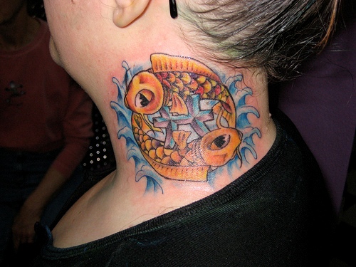 Nyak Halak Tetoválás