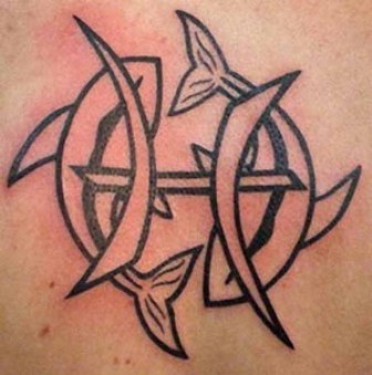 Szimbolikus Halak Tetoválás