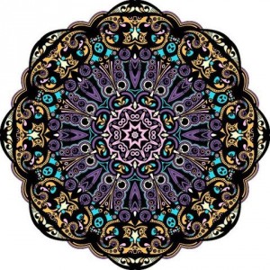 Mønster Rangoli plakat