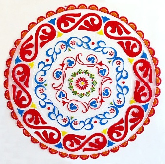 Traditionelle Rangoli -designs
