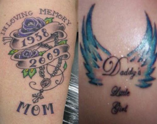 A szülők Rip Tattoo Designs