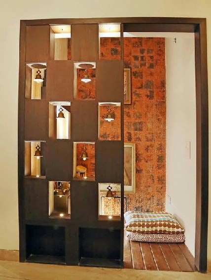 Pooja Room Partition Idea