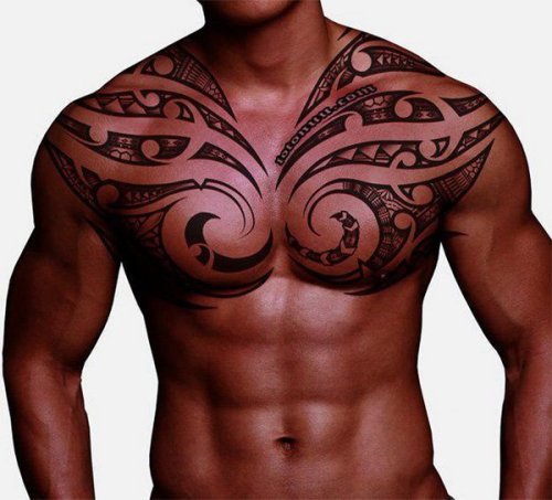 Samoansk brysttatovering