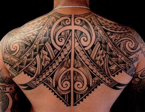 Enkel-samoansk-tatovering
