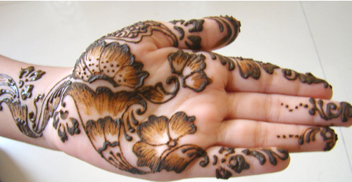 skraverede mehndi -designs