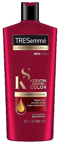 Tresemme Shampoo Keratin glat farve med marokkansk olie